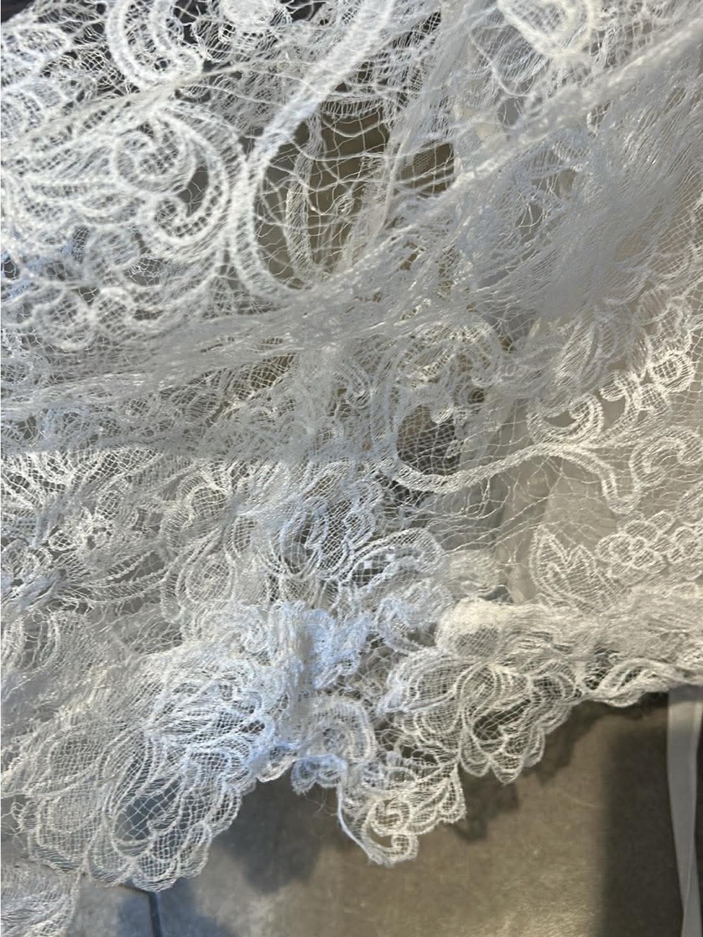 Amsale Dawson Lace Wedding Dress - Size 2 - Picture 14 of 16